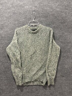 Old Colony Green 80S Old Colony Adult S Long Sleeve Pullover Sweater Sz XL
